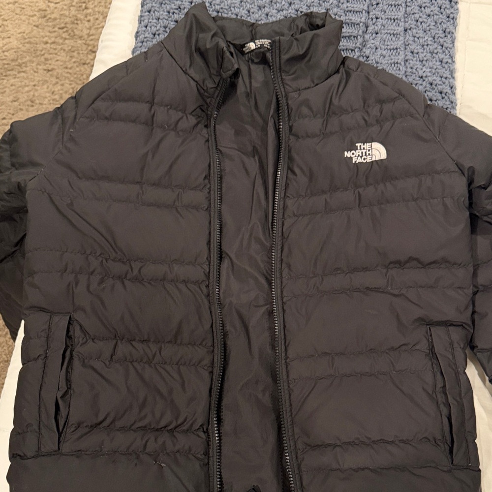 The North Face Boy's Charcoal Puffer Jacket